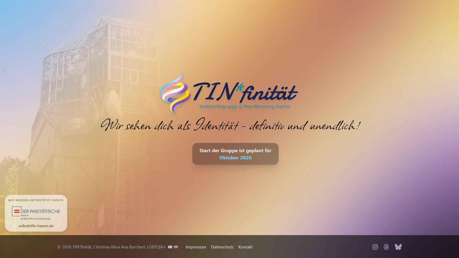 TIN*finität Homepage